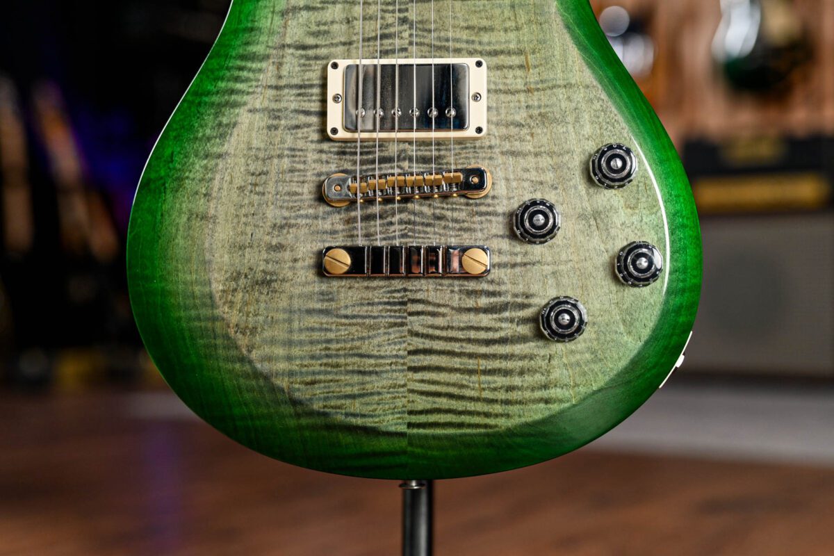 PRS S2 McCarty 594 in Faded Grey Black Green Burst - Image 4
