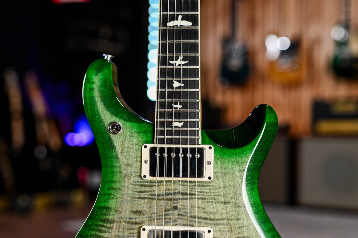 PRS S2 McCarty 594 in Faded Grey Black Green Burst - Image 5