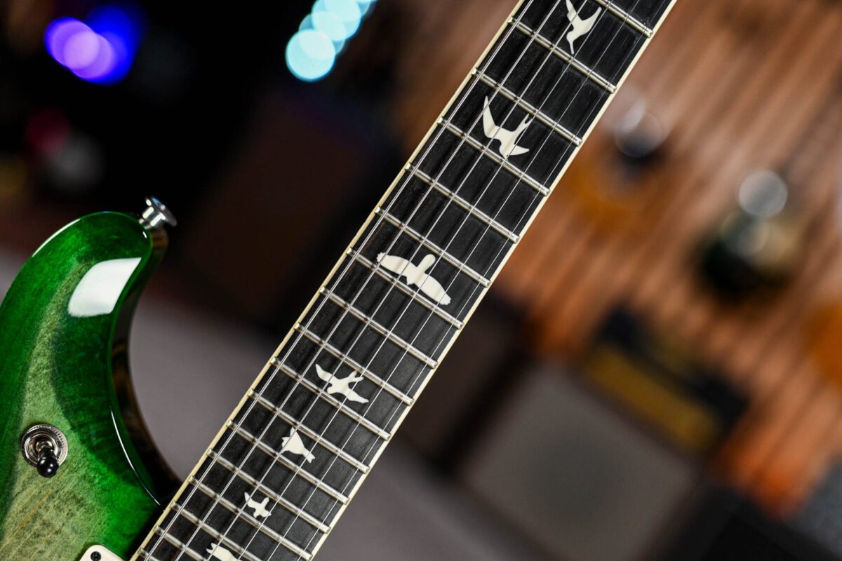 PRS S2 McCarty 594 in Faded Grey Black Green Burst - Image 3