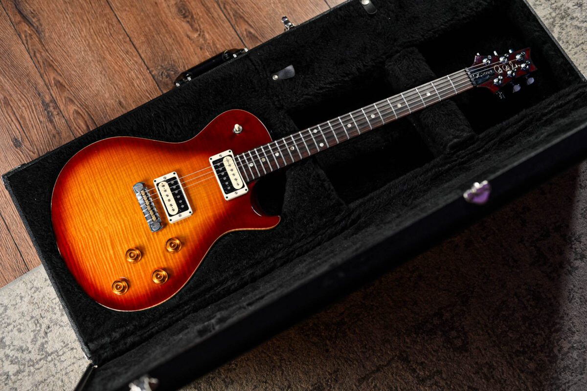 PRS USA 10 Top SC250 in Dark Cherry Sunburst - Image 5
