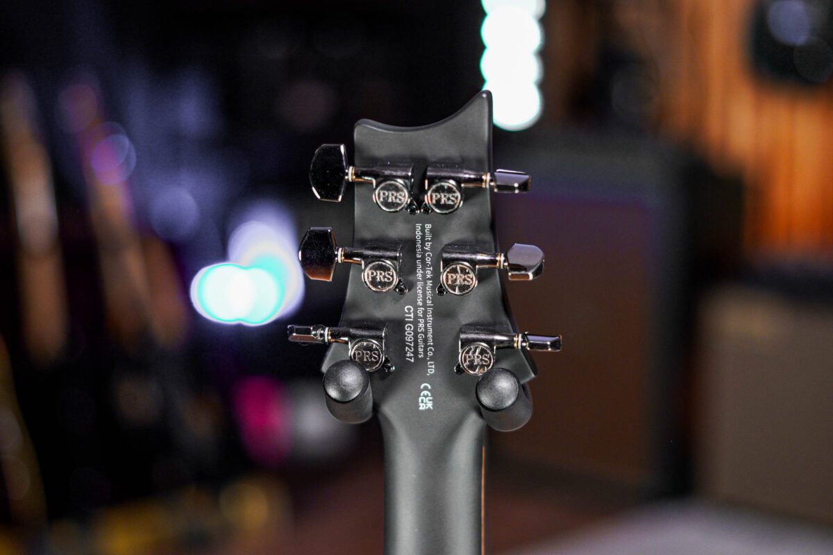 PRS SE Limited Edition Custom 24-08 Poplar Burl in Charcoal Cherry Midnight Burst - Image 7