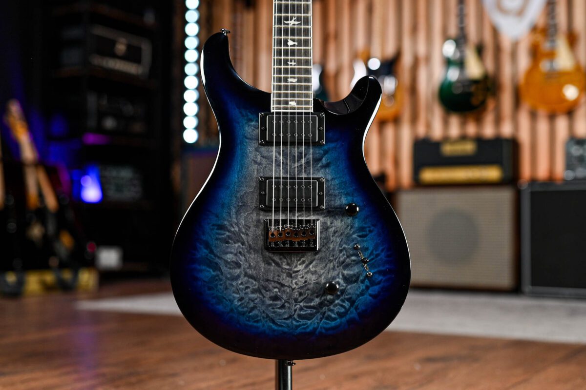 PRS SE Mark Holcomb Signature in Blue Burst