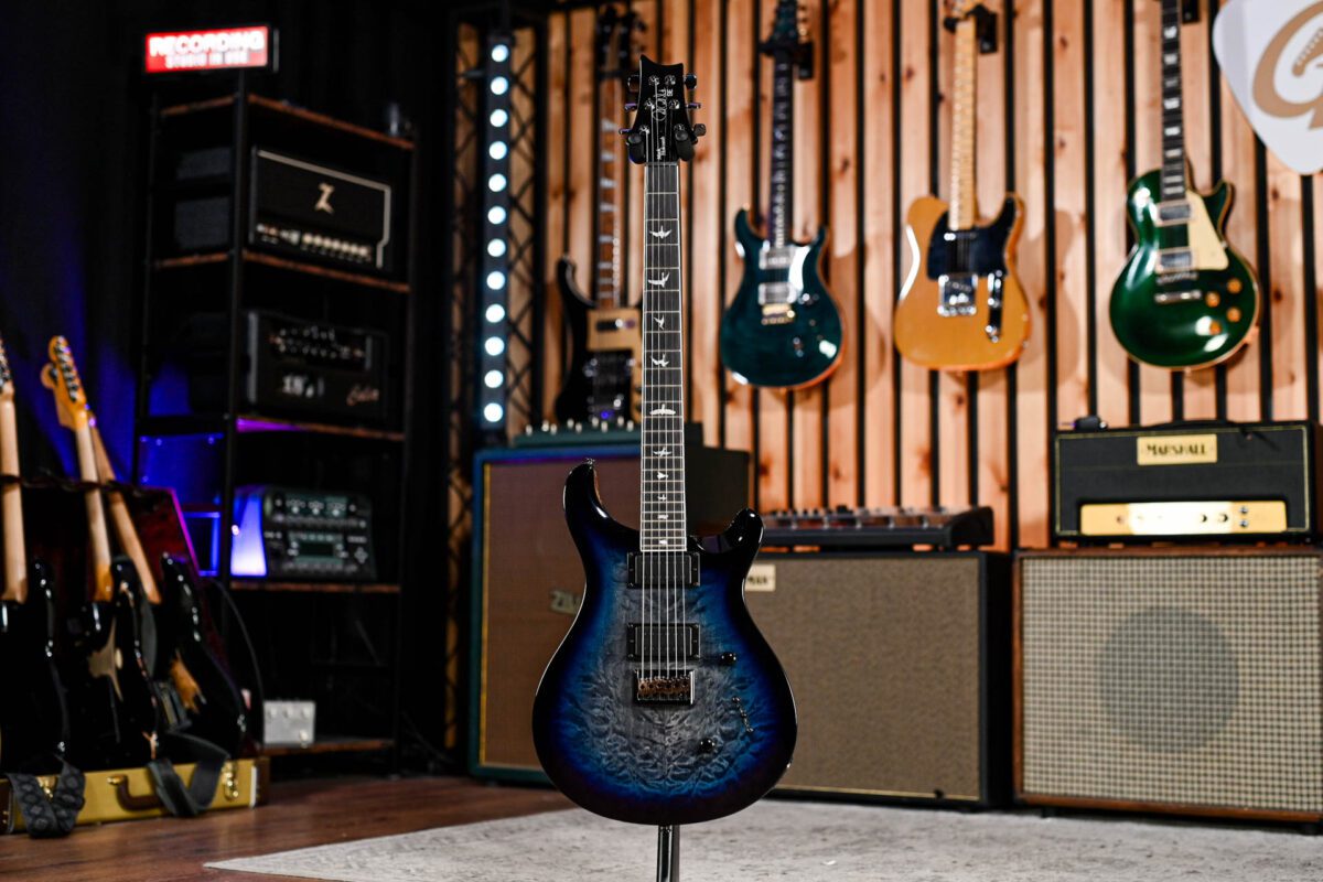 PRS SE Mark Holcomb Signature in Blue Burst - Image 2