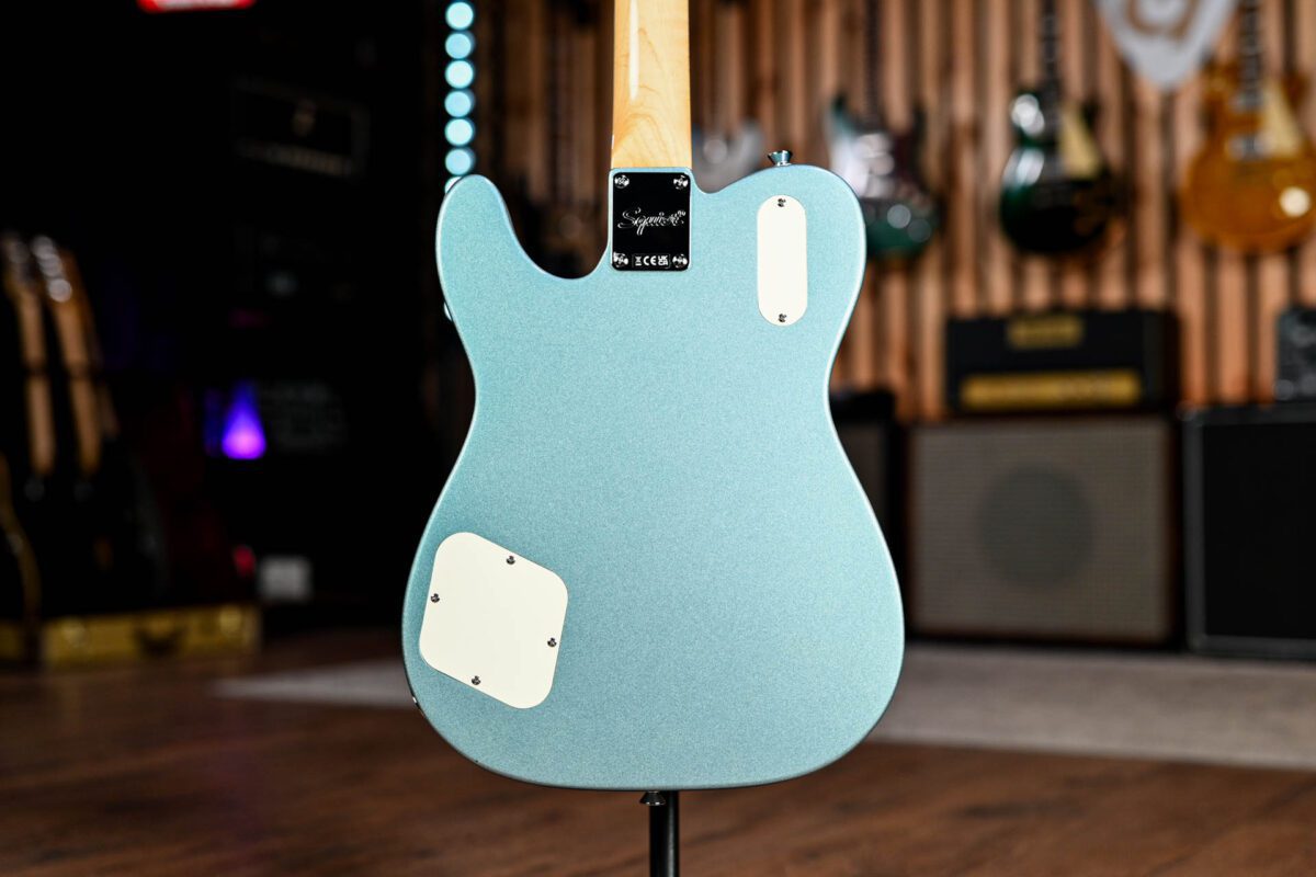 Squier Paranormal Series Troublemaker Telecaster Deluxe in Ice Blue Metallic - Image 8