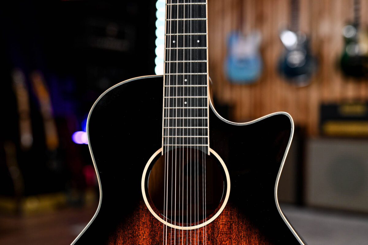 Tanglewood TW612CEAVB Winterleaf Series 12 String Acoustic in Autumn Vintage Burst - Image 4