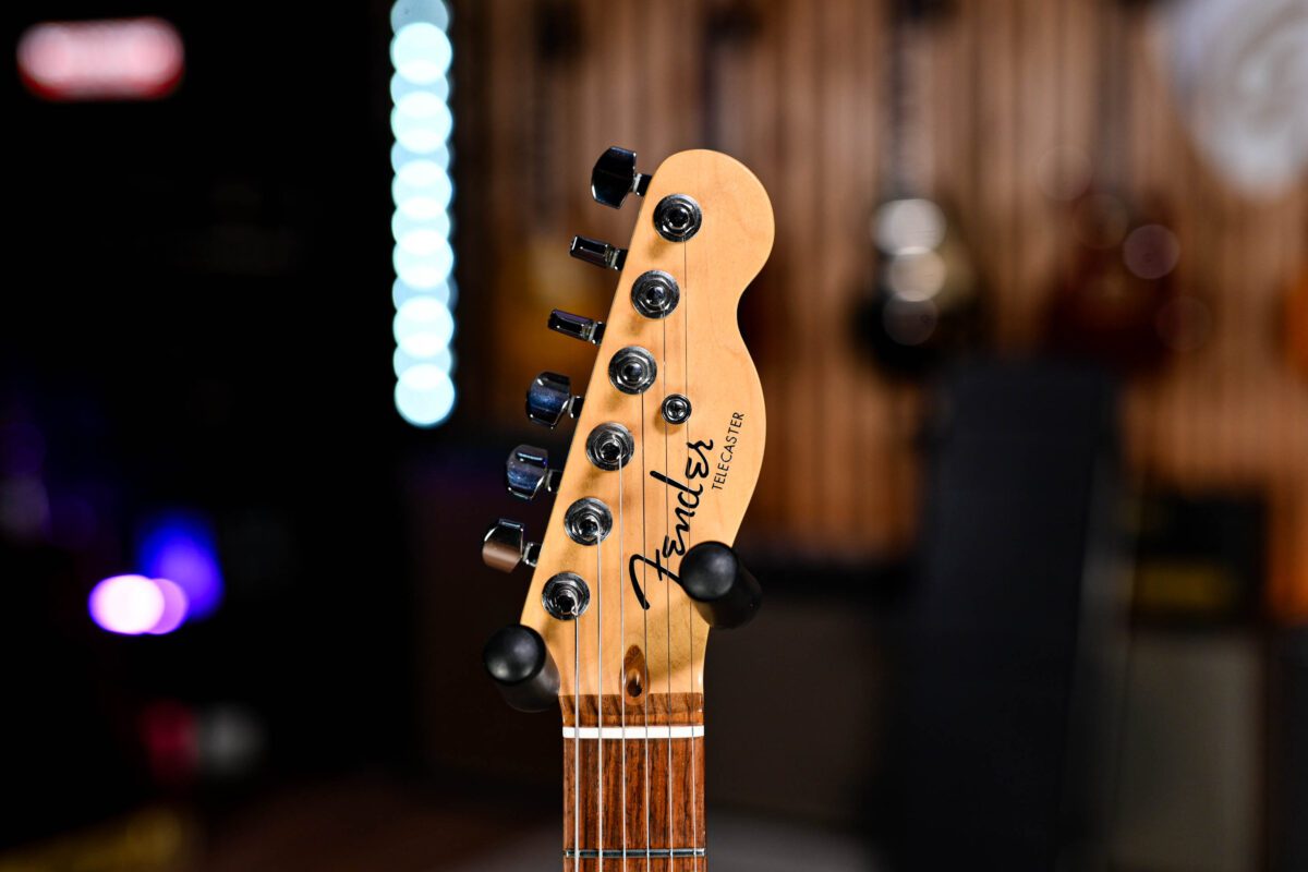 Fender American Deluxe Telecaster In Olympic Pearl - Image 6