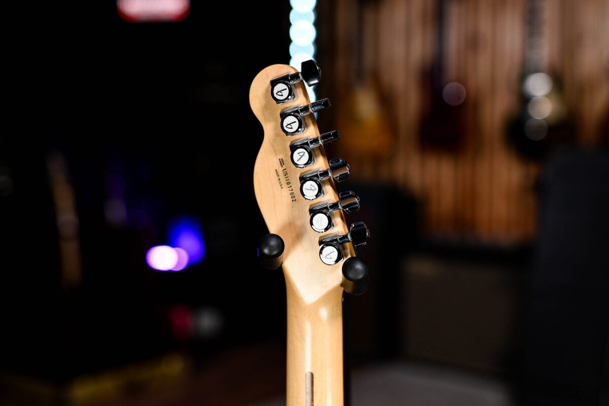 Fender American Deluxe Telecaster In Olympic Pearl - Image 7