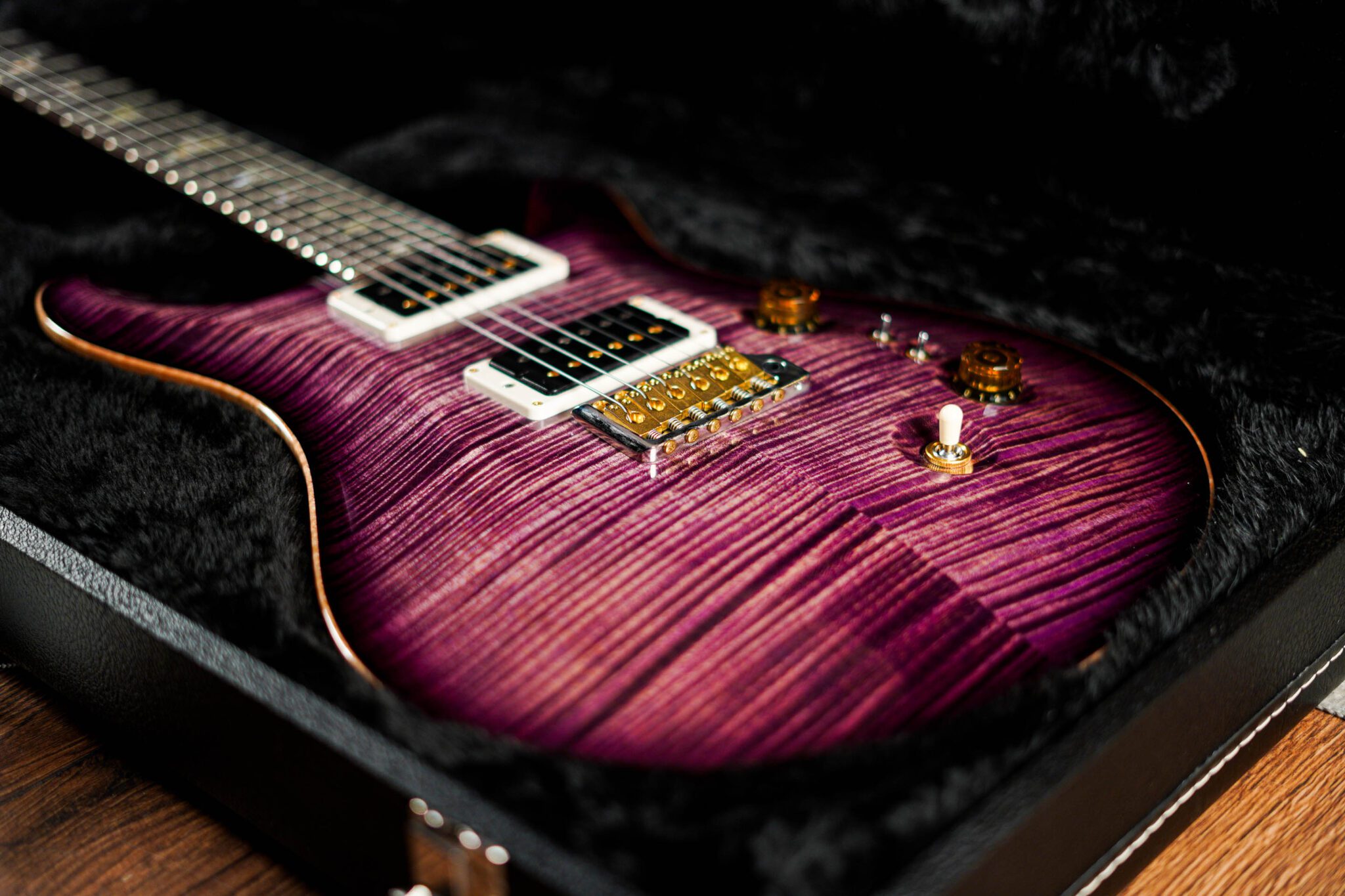 PRS 35th Anniversary Custom 24 10 Top In Purple Burst