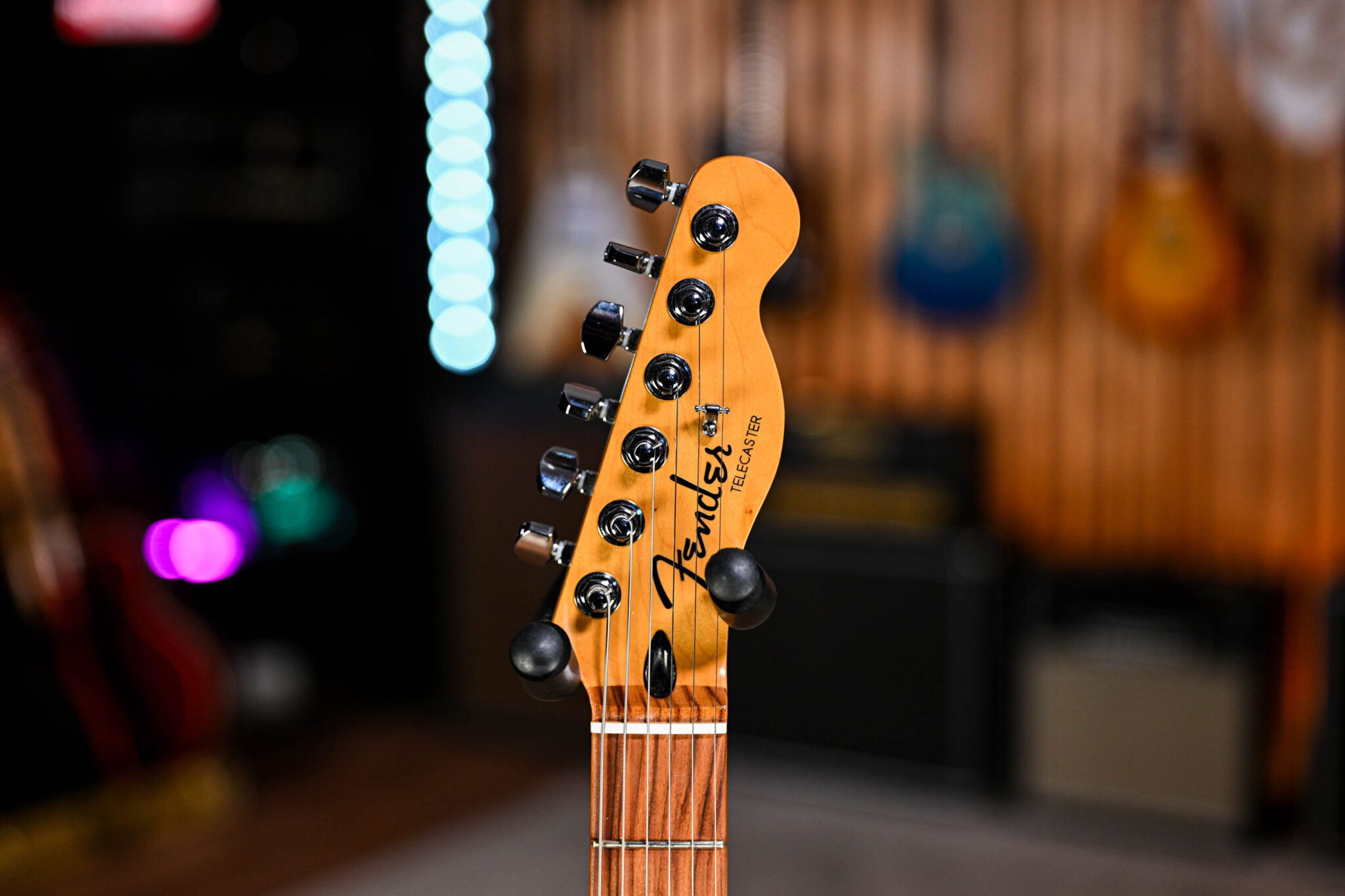 Fender Player Plus Nashville Telecaster in Aged Candy Apple Red - Image 5