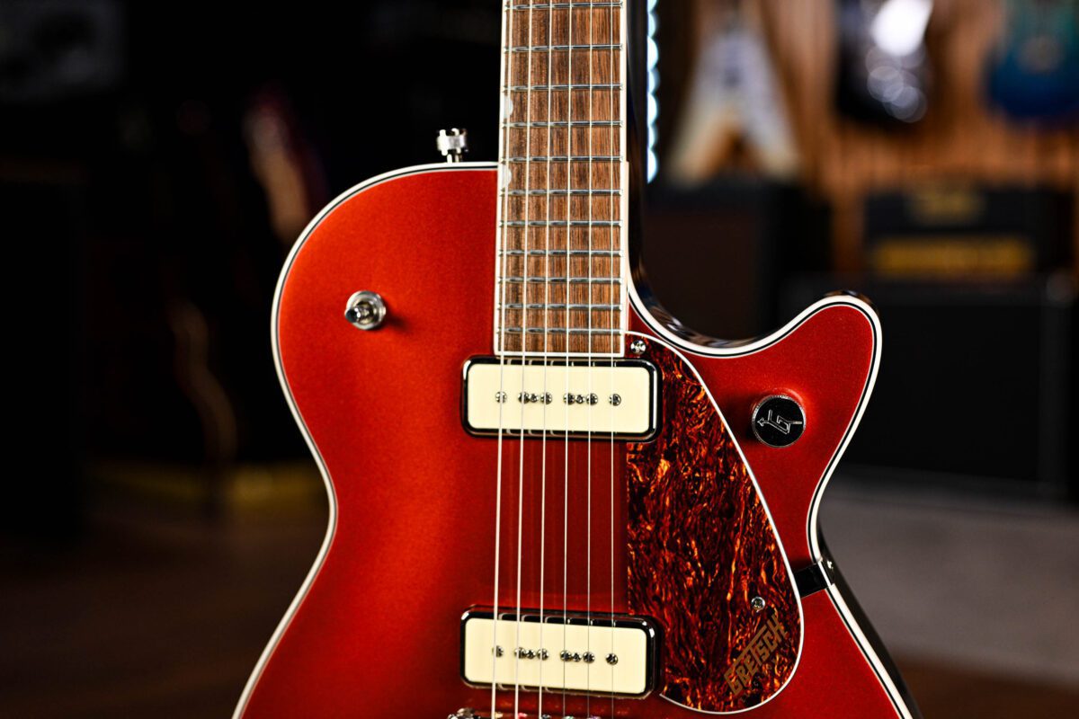 Gretsch G5210-P90 Jet in Firestick Red - Guitar Gear Giveaway
