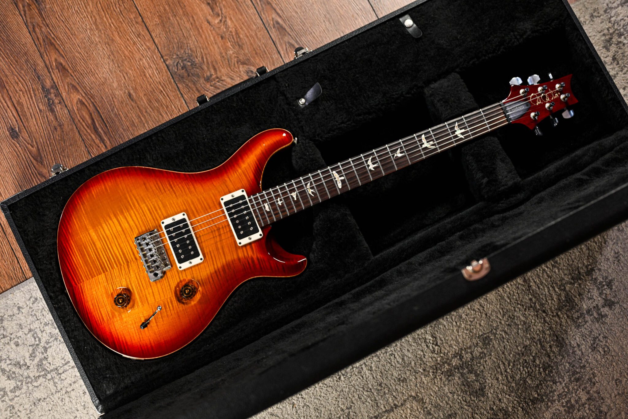 PRS custom22 DsKs PRS Custom 22 Black Sparkle (2018) | Ten Guitars