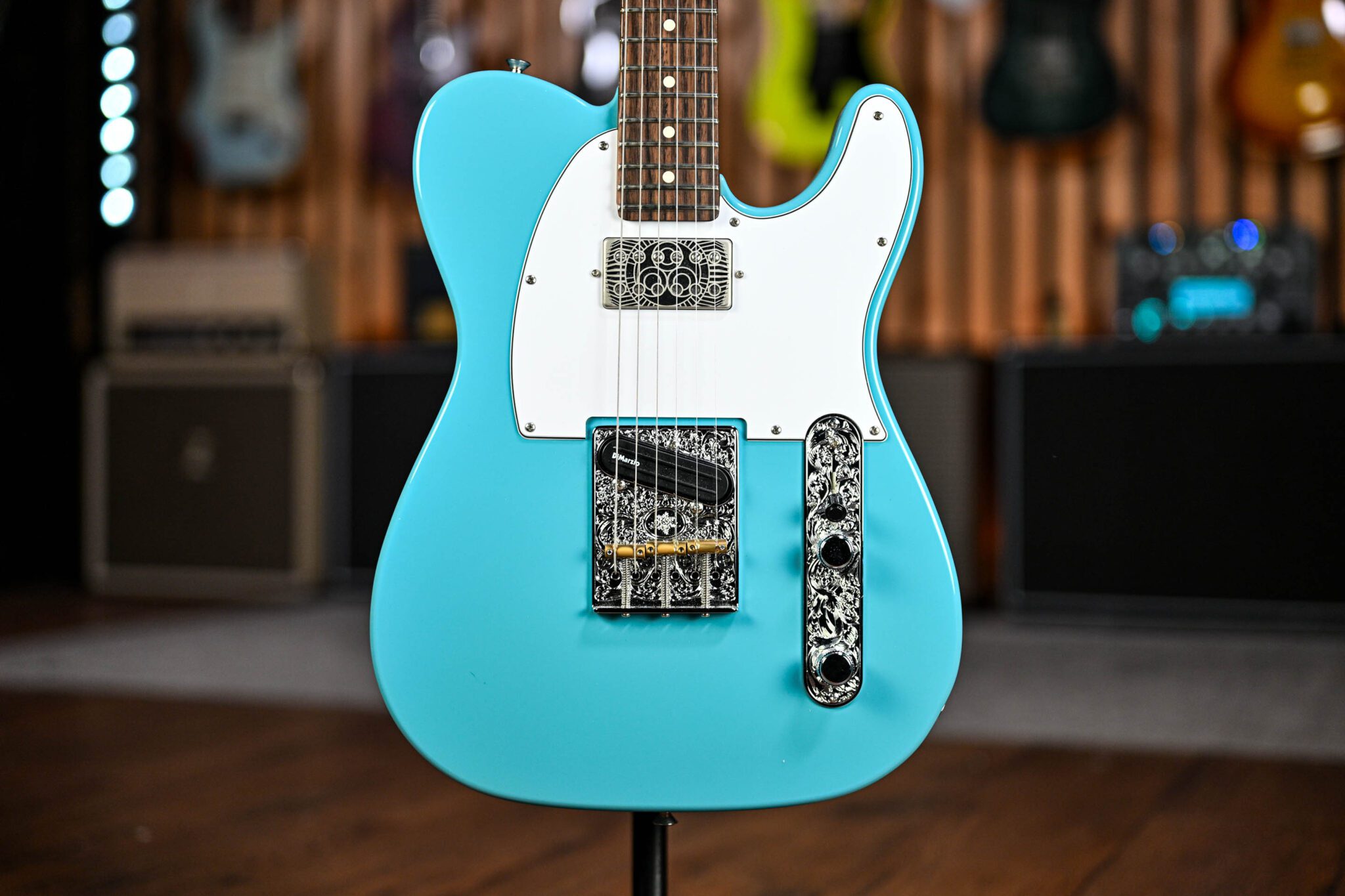 Fender Player II Telecaster In Aquatone Blue With Mods Guitar Gear Fender Player II Telecaster In Aquatone Blue With Mods Guitar Gear