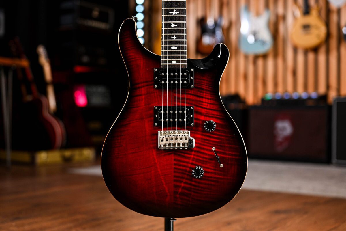 PRS SE Custom 24 in Fire Red Burst - Guitar Gear Giveaway