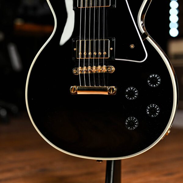Epiphone Inspired by Gibson Les Paul Custom in Ebony - Guitar Gear Giveaway