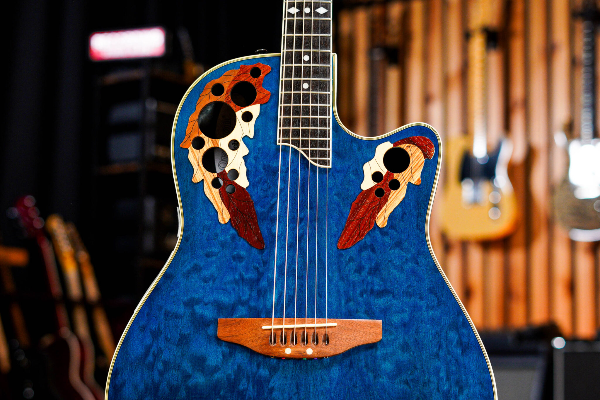 ギター gonta1960 Ovation Celebrity CP257 Ovation Celebrity Model CP257 in Blue Quilt - Guitar Gear Giveaway