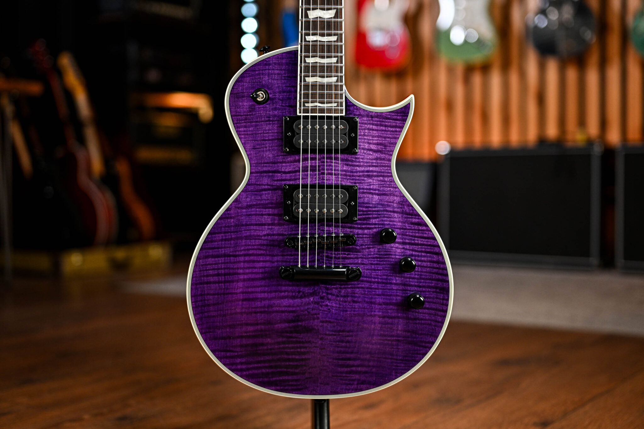 ESP LTD EC-1000FM in See Thru Purple