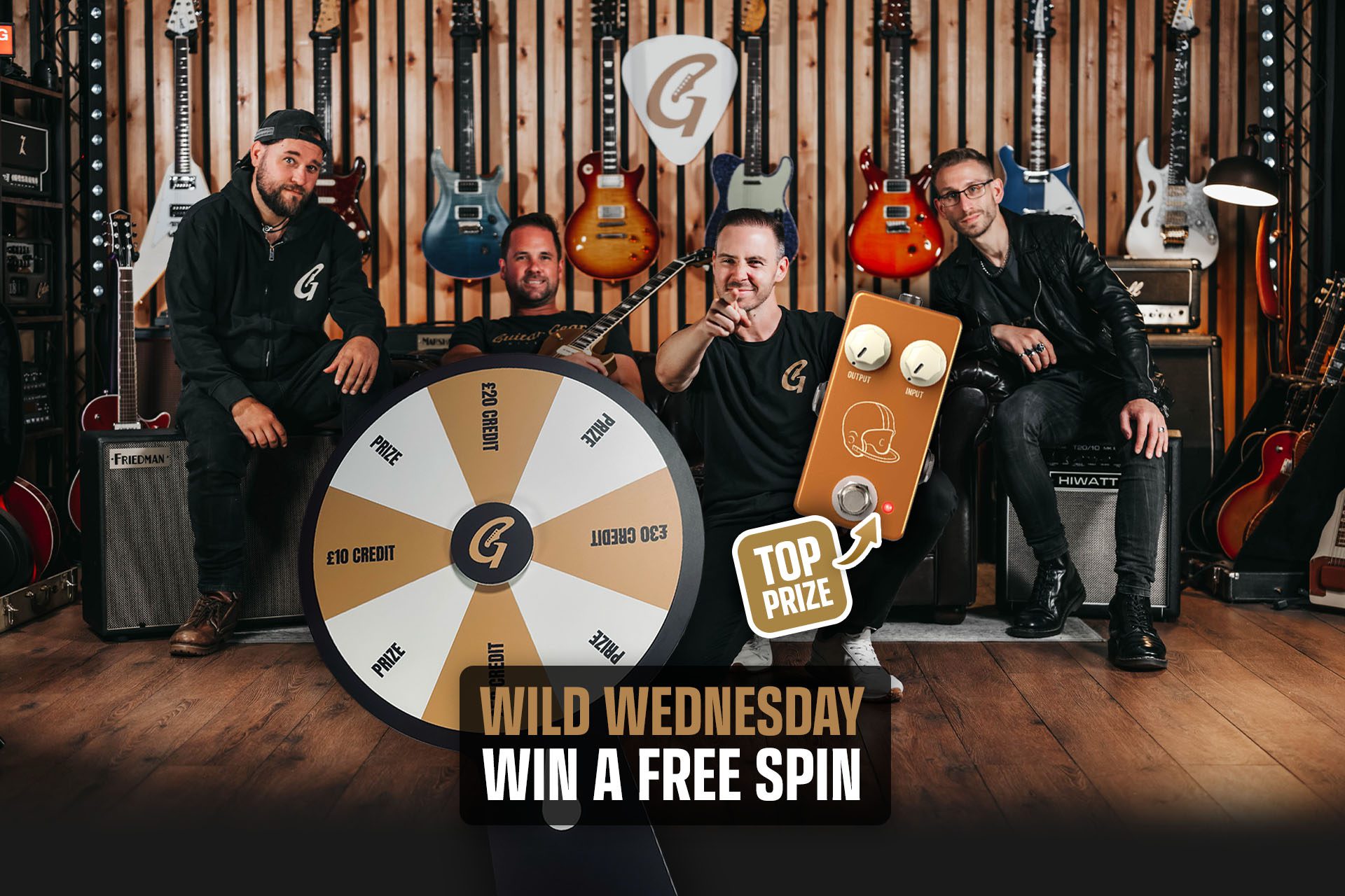 Free Wild Wednesday Bonus – Win a spin on our prize wheel!
